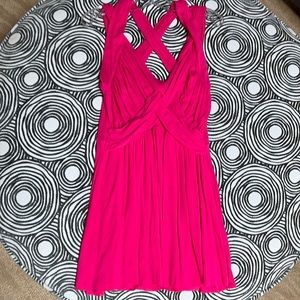 LIKE NEW - Bailey 44 Strappy Cross Over Front Tank Pink M